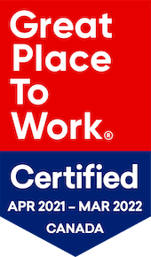 2021年加拿大认证的最佳工作场所徽章